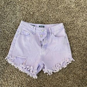 Distressed Lilac Wild Fable Shorts